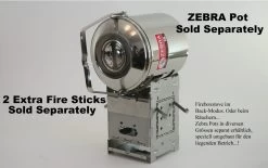 Firebox 5" Ti G2 Folding Firebox Stove -Camping-Verkaufsladen 2G 5 6