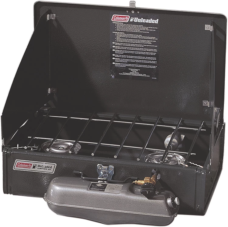 Coleman Zweiflammkocher Benzin 3 Coleman Zweiflammkocher Benzin