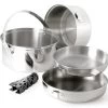 GSI Outdoors Glacier Stainless Cookset L 2 GSI Outdoors Glacier Stainless Cookset L -Camping-Verkaufsladen 68207