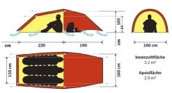 Hilleberg Anjan 3 GT -Camping-Verkaufsladen Anjan3GT floor