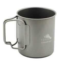 Toaks Titanium 450ml Cup Mit Deckel -Camping-Verkaufsladen CUP450