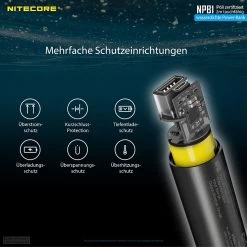 Nitecore Powerbank NPB1 5000 MAh -Camping-Verkaufsladen NC NPB1 4