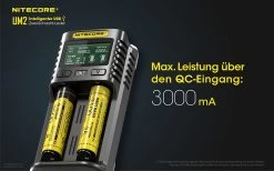 Nitecore USB Dual-Slot Charger -Camping-Verkaufsladen NC UM2 3