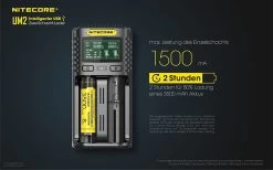 Nitecore USB Dual-Slot Charger -Camping-Verkaufsladen NC UM2 4