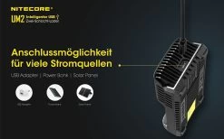 Nitecore USB Dual-Slot Charger -Camping-Verkaufsladen NC UM2 6