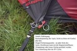 Hilleberg Niak -Camping-Verkaufsladen Niak zipper