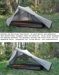 Tarptent Notch -Camping-Verkaufsladen Notch Luftung