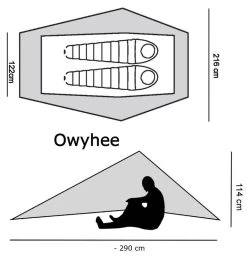 Six Moon Designs OWYHEE TARP Tent -Camping-Verkaufsladen Owyhee Grund