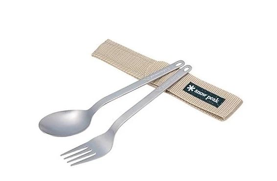 Snowpeak Fork & Spoon Set Titan 3 Snowpeak Fork & Spoon Set Titan