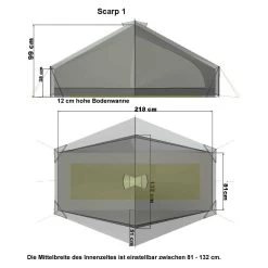Tarptent Scarp 1 Mit Solid Inner Tent 7 Tarptent Scarp 1 Mit Solid Inner Tent -Camping-Verkaufsladen scarp1c 20grund