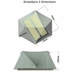 Tarptent StratoSpire 2 ´20 -Camping-Verkaufsladen ss2 dimensions